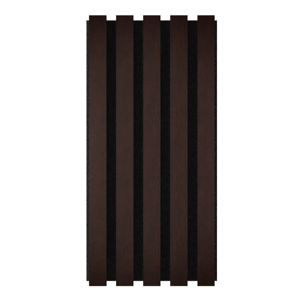 Acoustic Slat Wood (HDF) "Pole-HALF" Wall Panels